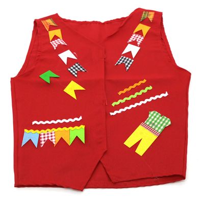 Colete Junino CV234095 Play&Fun - Item Sortido