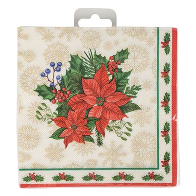 Guardanapo Natal  Cv244255 Cazza 33x33cm