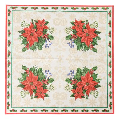 Guardanapo Natal  Cv244255 Cazza 33x33cm