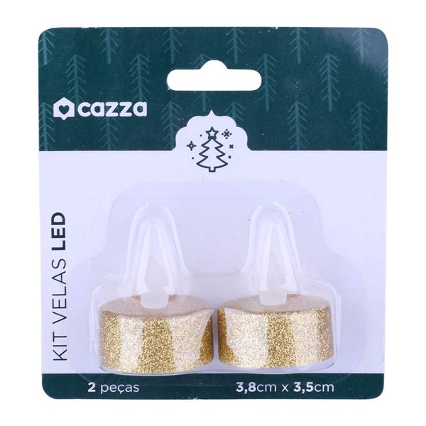 Kit velas LED c 2 CV244563 Cazza Sortido