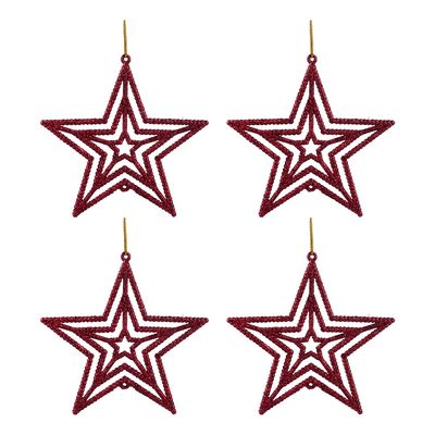 Enfeite Estrelas 10,3cm CV244468 Cazza