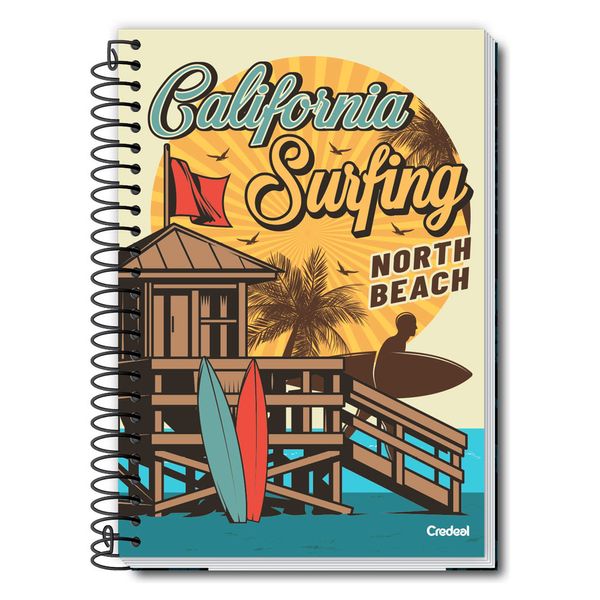 Caderno Universitário Masculino My Collection 80F/1 Matéria Credeal