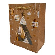 Sacola de Natal em Papel Cazza 23cm