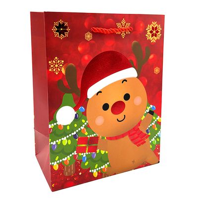 Sacola de Natal em Papel Cazza 23cm