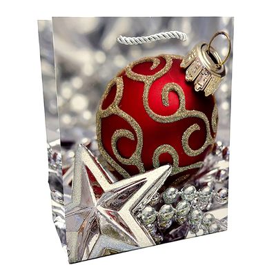 Sacola de Natal em Papel Cazza 23cm