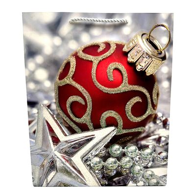 Sacola de Natal em Papel Cazza 32cm