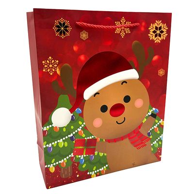 Sacola de Natal em Papel Cazza 32cm
