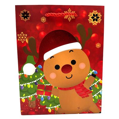 Sacola de Natal em Papel Cazza 32cm