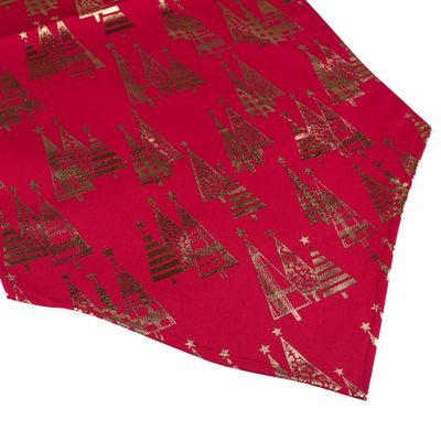 Toalha de Mesa Natal Cazza Vermelha 150cm