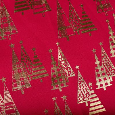 Toalha de Mesa Natal Cazza Vermelha 150cm