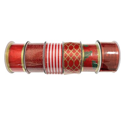 Fita Natalina Vermelha 4cmx2m CV244495 Cazza