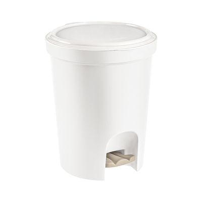 Lixeira de Plástico com Pedal Sanremo Branca 13,5L