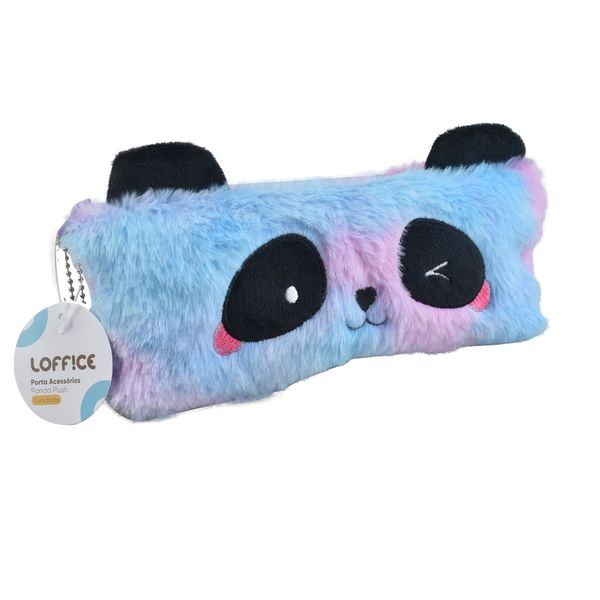 Porta Acessorio Panda Plush 21X10cm CV244885 Sort Loffice Porta Acessorio Panda Plush 21X10cm CV244885 Sort Loffice