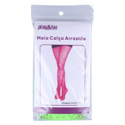 Meia Calça Arrastão CV245057 Play&Fun - Item Sortido