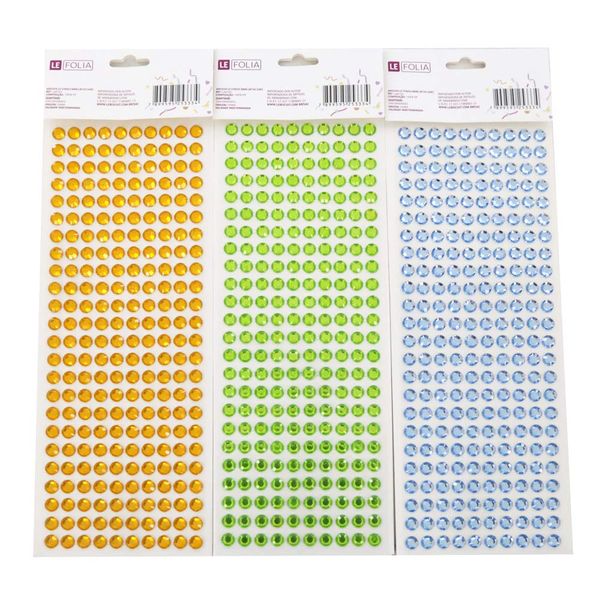 Adesivo Strass Play&Fun 8mm - Item Sortido Adesivo Strass Play&Fun 8mm - Item Sortido