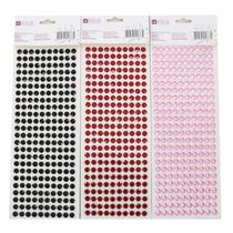 Adesivo Strass Play&Fun 8mm - Item Sortido