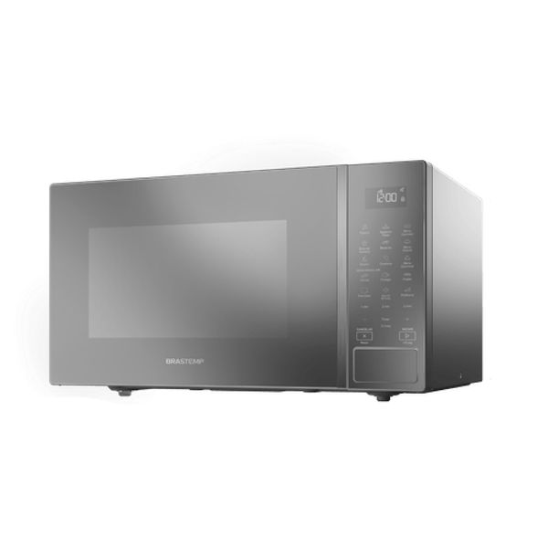 Forno Micro-ondas BMS46AR Brastemp 32L Cinza Espelhado 220V Brastemp Cinza espelhado / 220V Forno Micro-ondas BMS46AR Brastemp 32L Cinza Espelhado 220V Brastemp Cinza espelhado / 220V