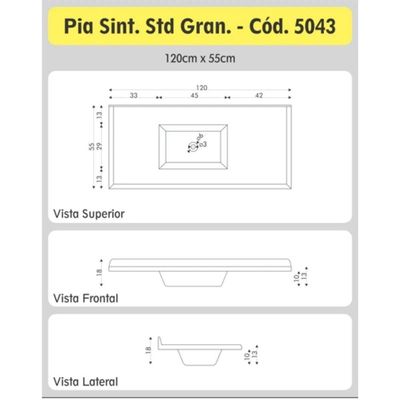 Conjunto Balcão De Cozinha Com Pia Mármore Sintético 2 Porta Branco