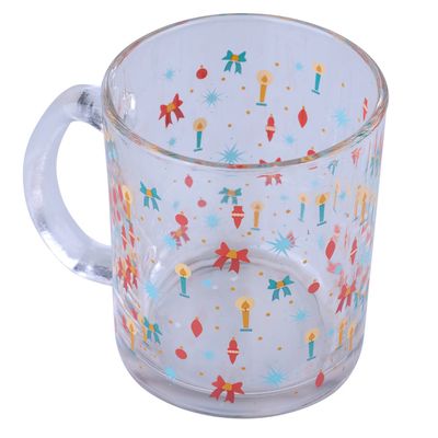 Caneca de Vidro Cazza Magia Natal
