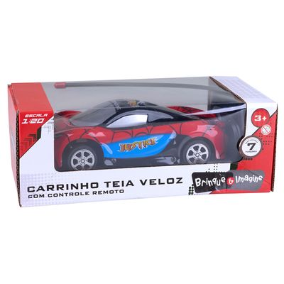 Carro RC 3F Teia Veloz 1:20 CV255283 Playfun