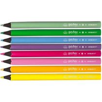 Lapis De Cor Big Neon Sextavado 8 Cores Harry Potter Leo&leo