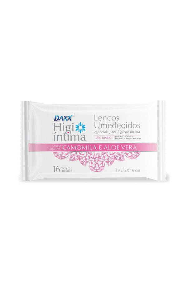Lenço Umedecido Íntimo Daxx Calêndula