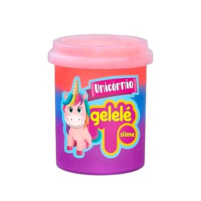 Gelelé Slime Doce Brinquedo Pote Unicórnio - Item Sortido