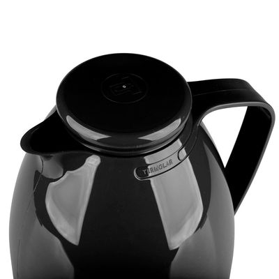 Bule Térmico Termolar Luna Plástico com Infusor Preto 1L