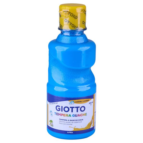 Tinta Guache Tempera Giotto Azul Celeste 250ml Tinta Guache Tempera Giotto Azul Celeste 250ml