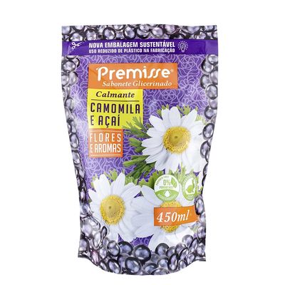 Refil Sabonete Liquido Premisse Açaí e Camomila 450ml