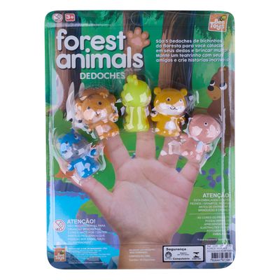 Dedoches Animais da Floresta Bee Toys