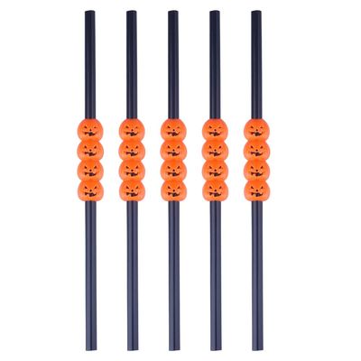Canudo Decorativo Play&Fun Halloween com 5 Unidades