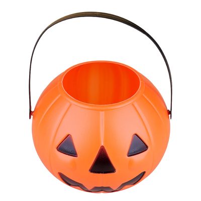 Balde Abóbora Halloween Play&Fun 14x17cm