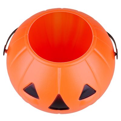 Balde Abóbora Halloween Play&Fun 14x17cm