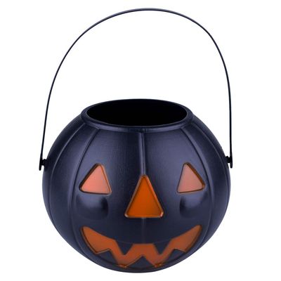 Balde Abóbora Halloween Play&Fun 14x17cm