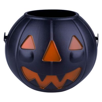 Balde Abóbora Halloween Play&Fun 14x17cm