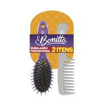 Kit Escova + Pente Bonitta Econômico Pequeno - Item Sortido