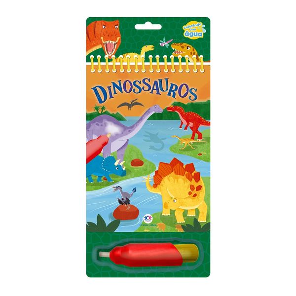 Livro Aquabook Ciranda Cultural Dinossauros 10 Páginas