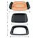 Grelha Grill Elétrico por Indução Portátil Antiaderente