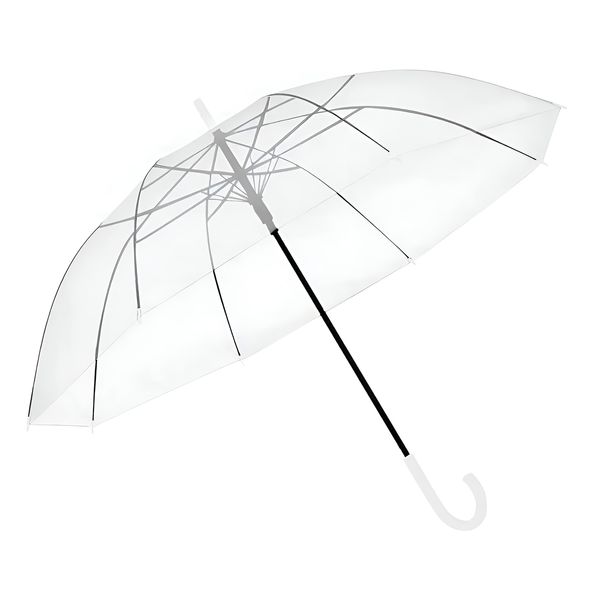 Guarda-Chuva Transparente Tipo Cúpula 81cm x 112cm