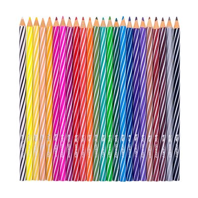 Lápis de Cor Leo&Leo Wow Redondo 24 Cores