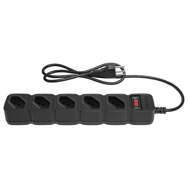 Filtro de Linha Intelbras EPE205 5 Tomadas Preto Bivolt