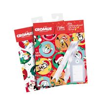 Kit Saco de Presente Natalino Cromus Disney 30x44cm