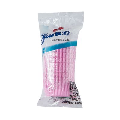 Forminha de Papel Junco Nº3 com 100 Unidades Rosa