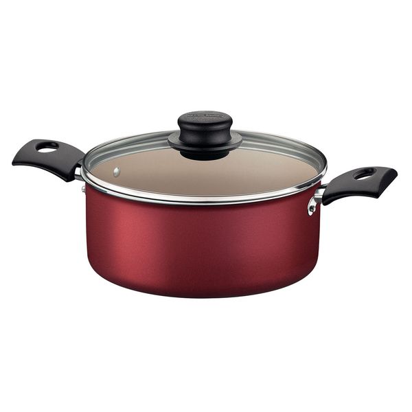 Caçarola Aluminio 22CM Turim Tramontina Vermelha