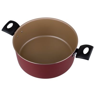 Caçarola Aluminio 24CM Turim Tramontina Vermelha