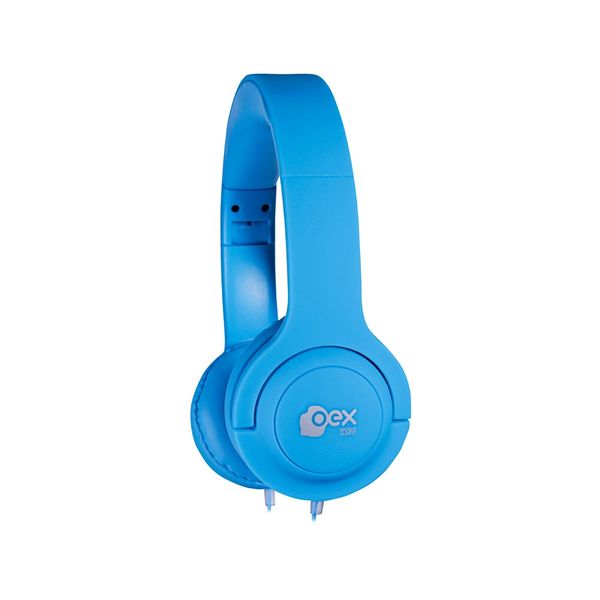 Headphone Kids OEX SUGAR HS317 com Microfone Azul Headphone Kids OEX SUGAR HS317 com Microfone Azul