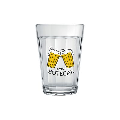Copo Americano Nadir em Vidro Decorado 190ml - Item Sortido