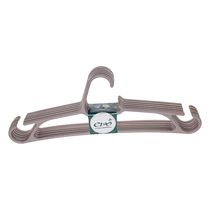 Conjunto de Cabides em Madeira/Plástico Cazza by Evo com 6 Unidades - Item Sortido