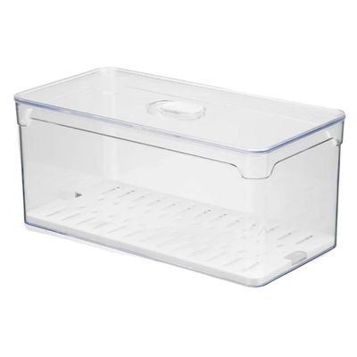 Organizador de Geladeira Arthi Sempre Seco com Tela e Respiro 5L